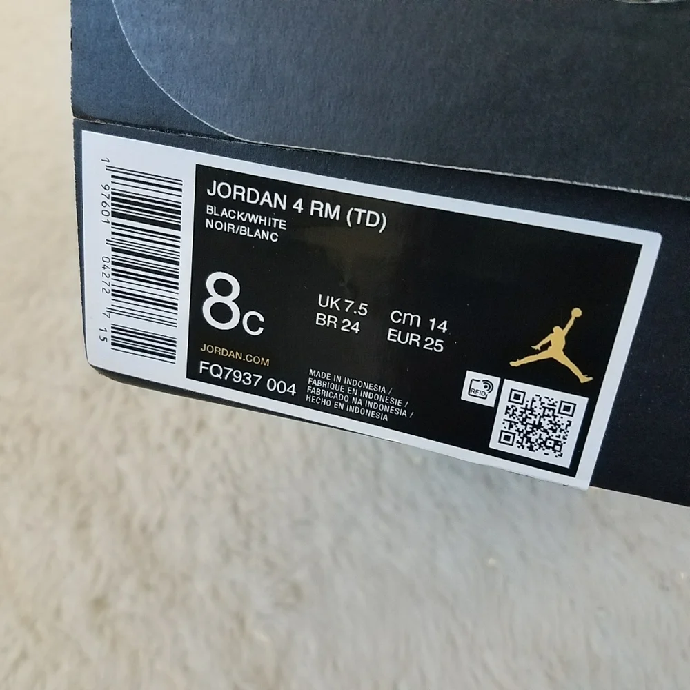 Jordan 4 RM Baby/Toddler Shoes
